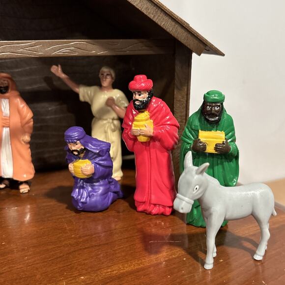 Rainfall Bible Greats Playset The Nativity 20 Pc 1997 Religious Educational Toy - Picture 4 of 7